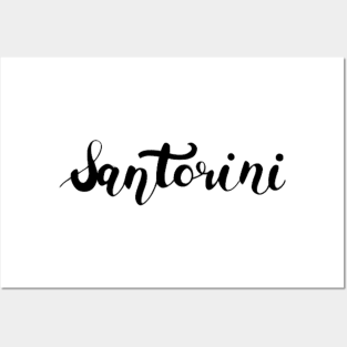 santorini Posters and Art